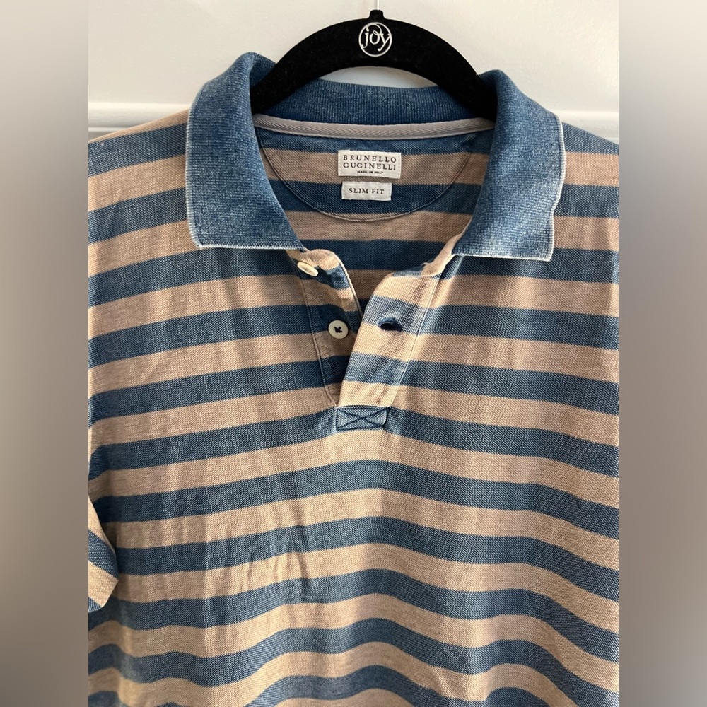Brunello Cucinelli Striped Polo